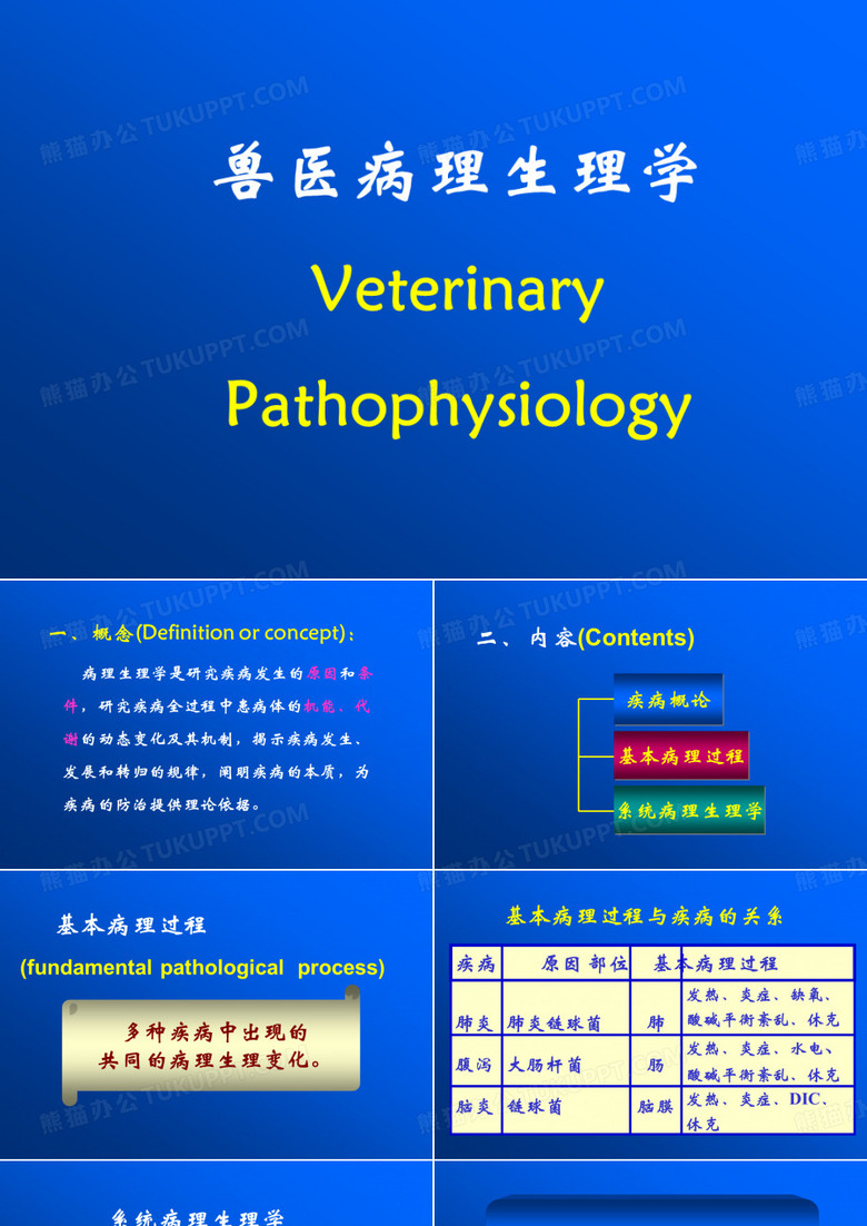 兽医课件：兽医病理生理学