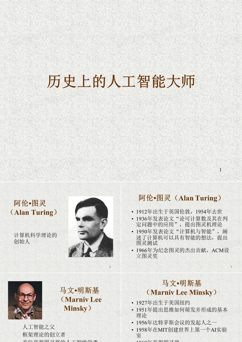 人工智能大师