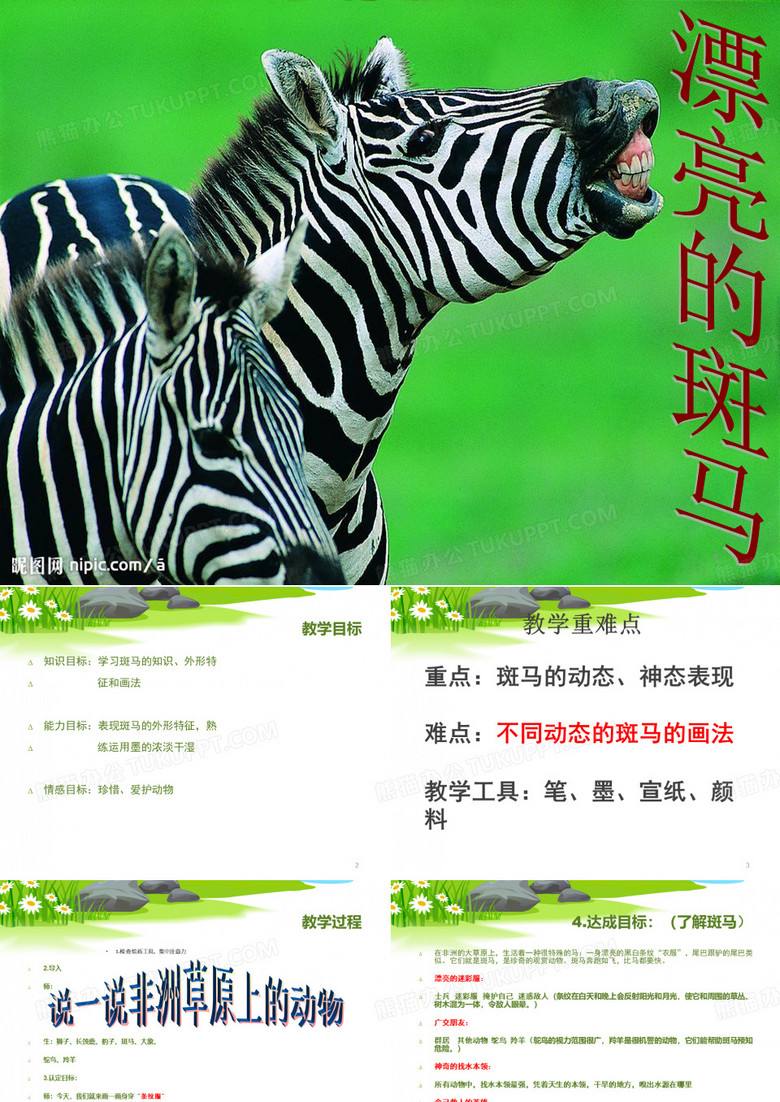 斑马ppt课件