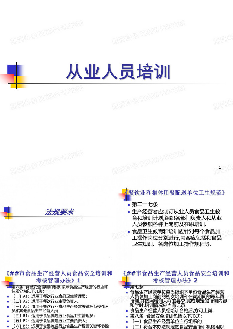 《餐饮从业人员培训》PPT课件