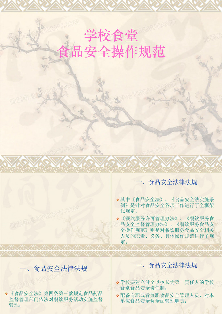学校食堂培训课件
