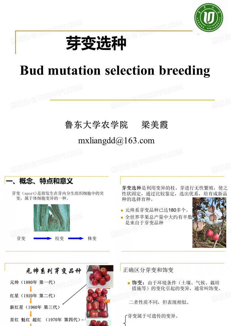 芽变选种