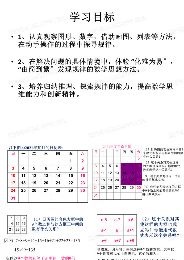 冀教版七年级数学上册3.2《代数式之规律探索》 课件 (共26张PPT)