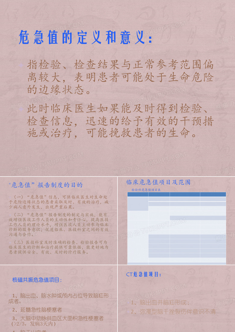 危急值培训