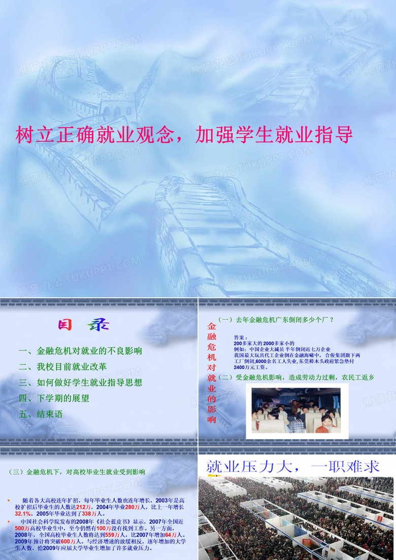 树立正确就业观念,加强学生就业指导