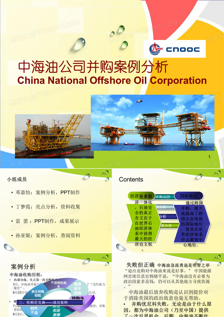 中海油公司并购案例分析