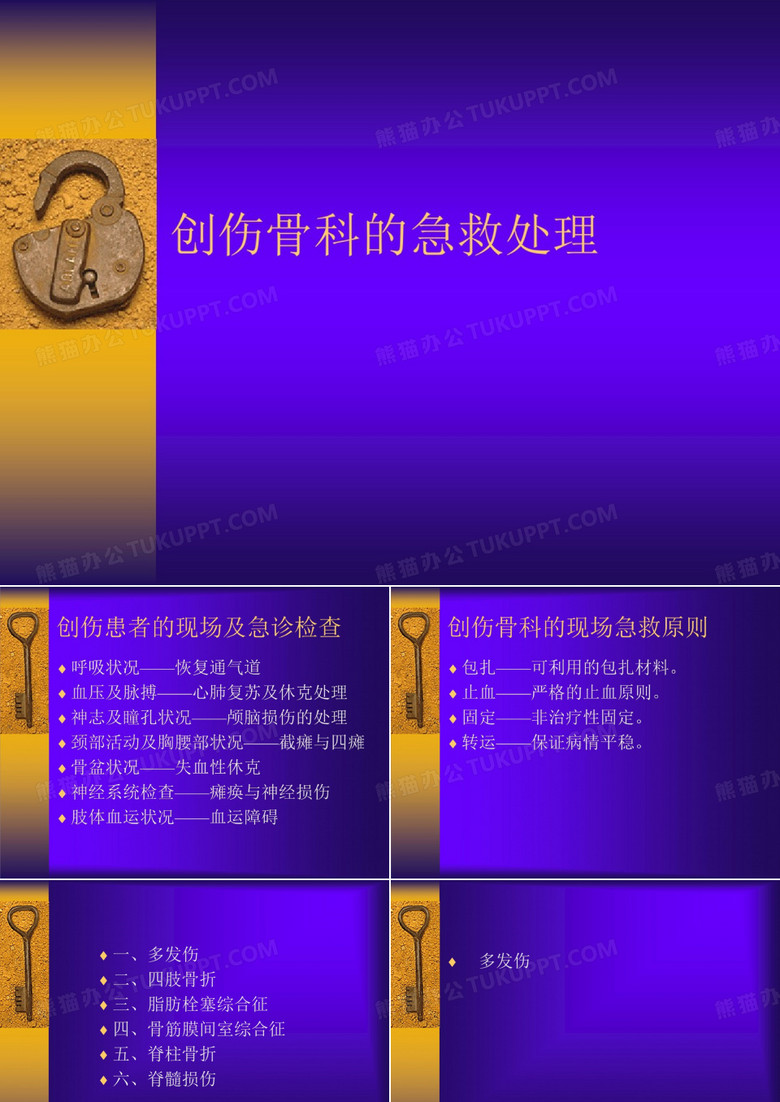 医学--骨科创伤的急救处理