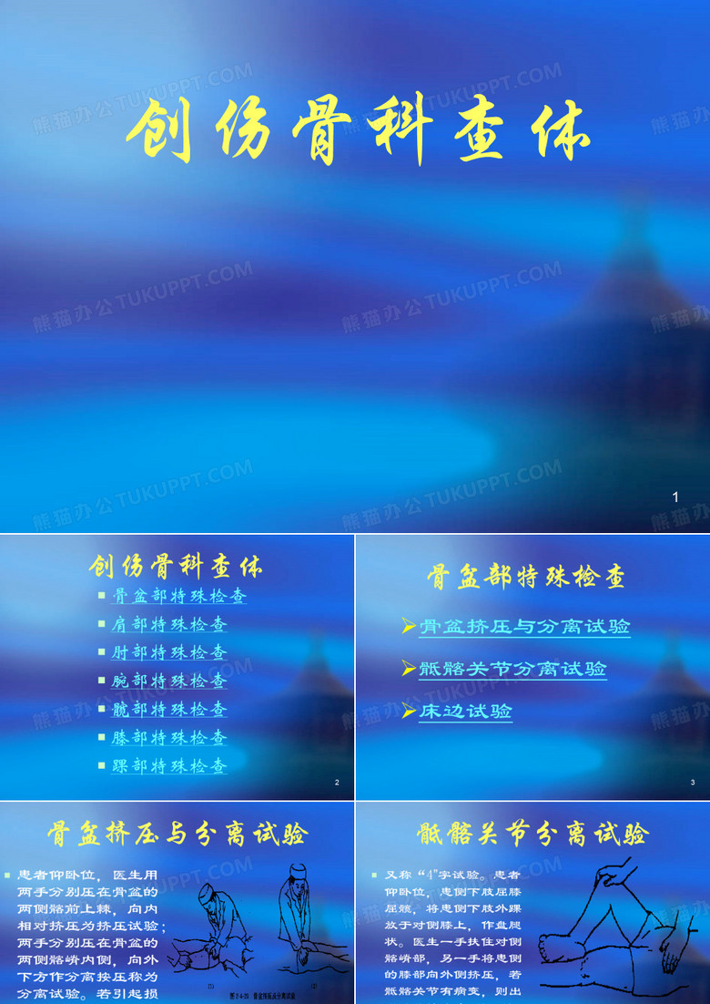 创伤骨科查体医学PPT