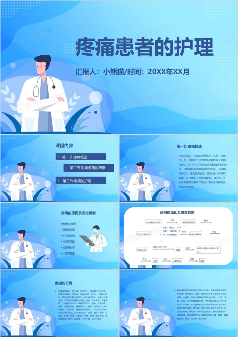 疼痛患者的护理疼痛护理查房PPT模板 疼痛患者的护理疼痛护理查房PPT模板