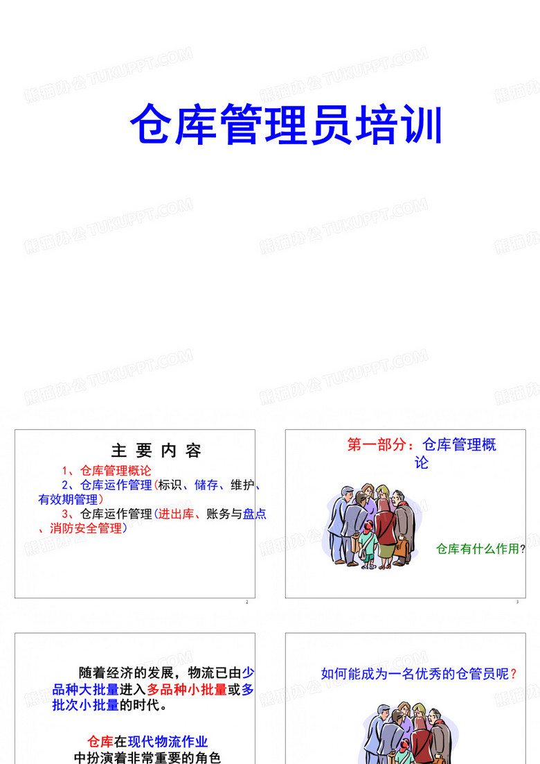 仓库管理员培训【课件】