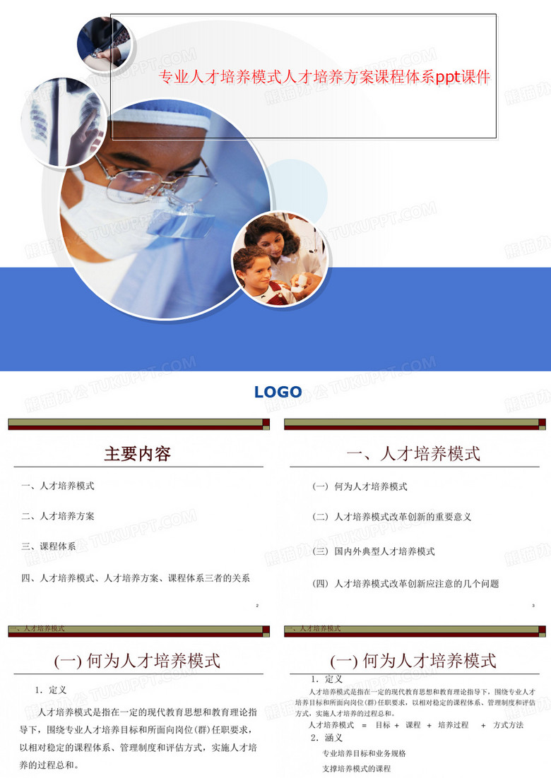 专业人才培养模式人才培养方案课程体系ppt课件