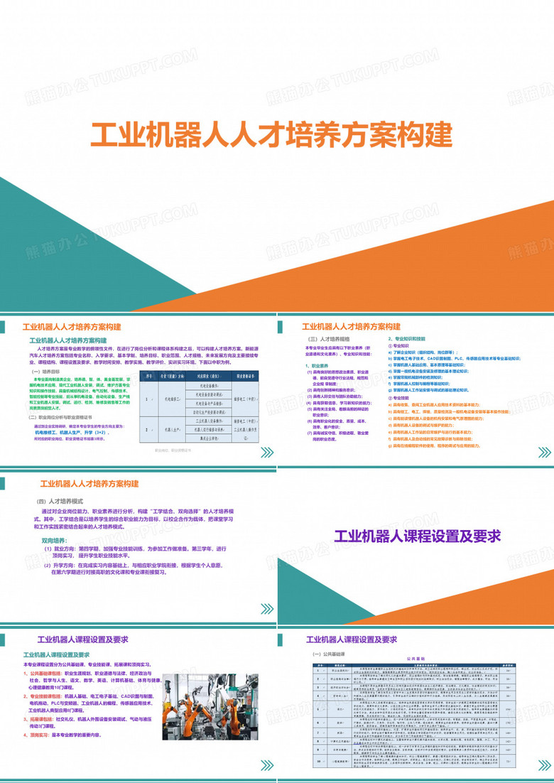 工业机器人人才培养方案
