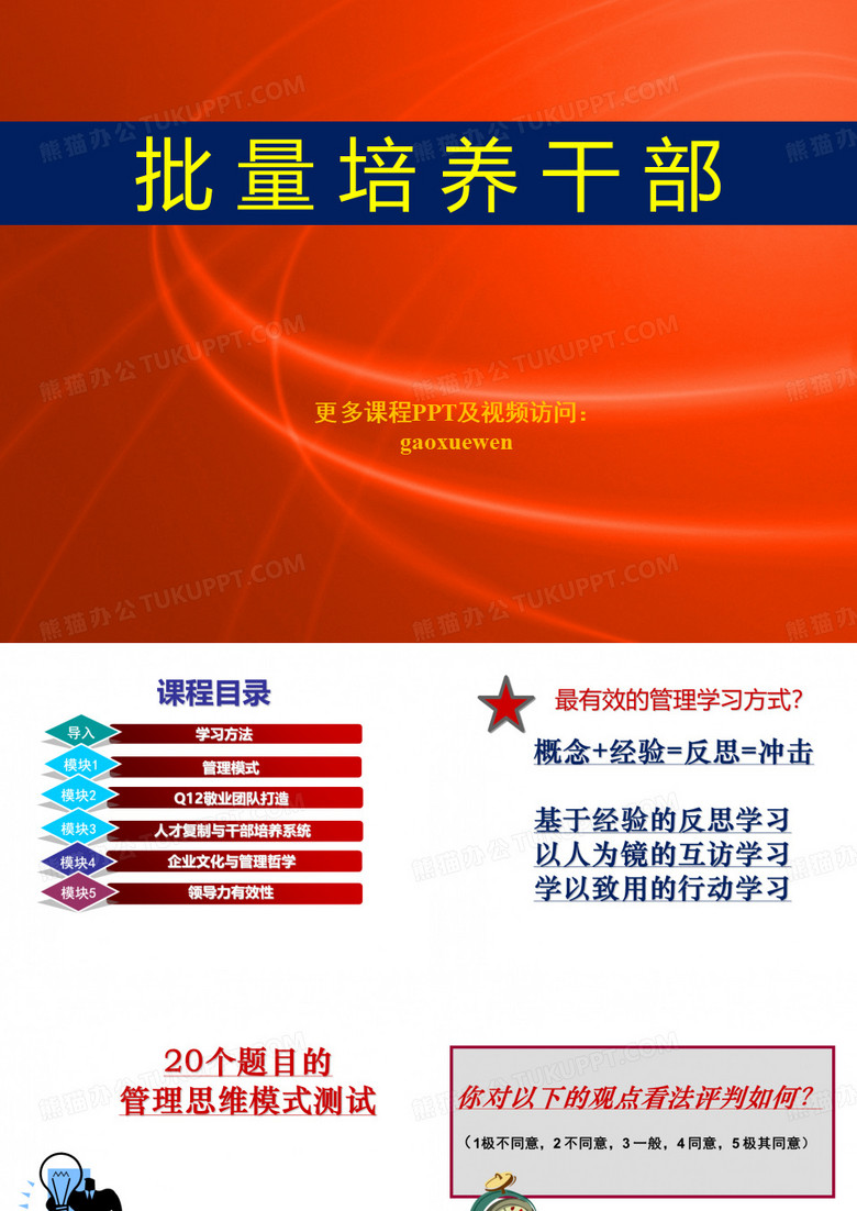 人才复制与批量培养干部-资料