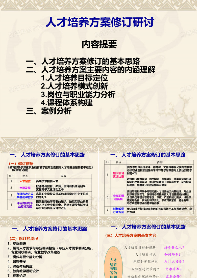 人才培养方案修订研讨2015