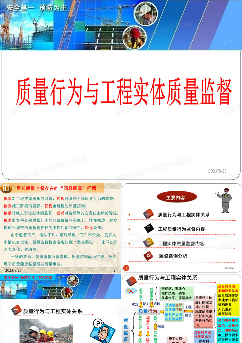 工程实体质量监督与质量行为(案例分析)