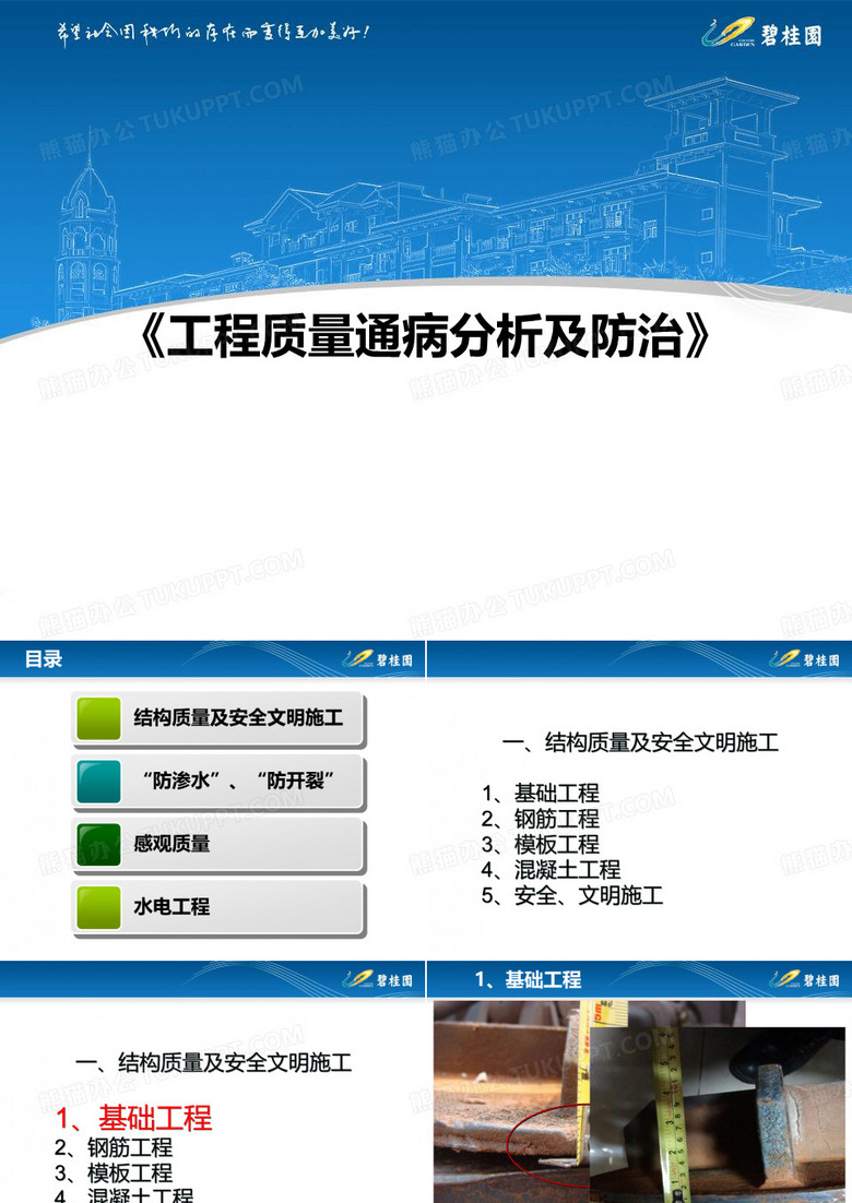 《工程质量通病分析及防治》