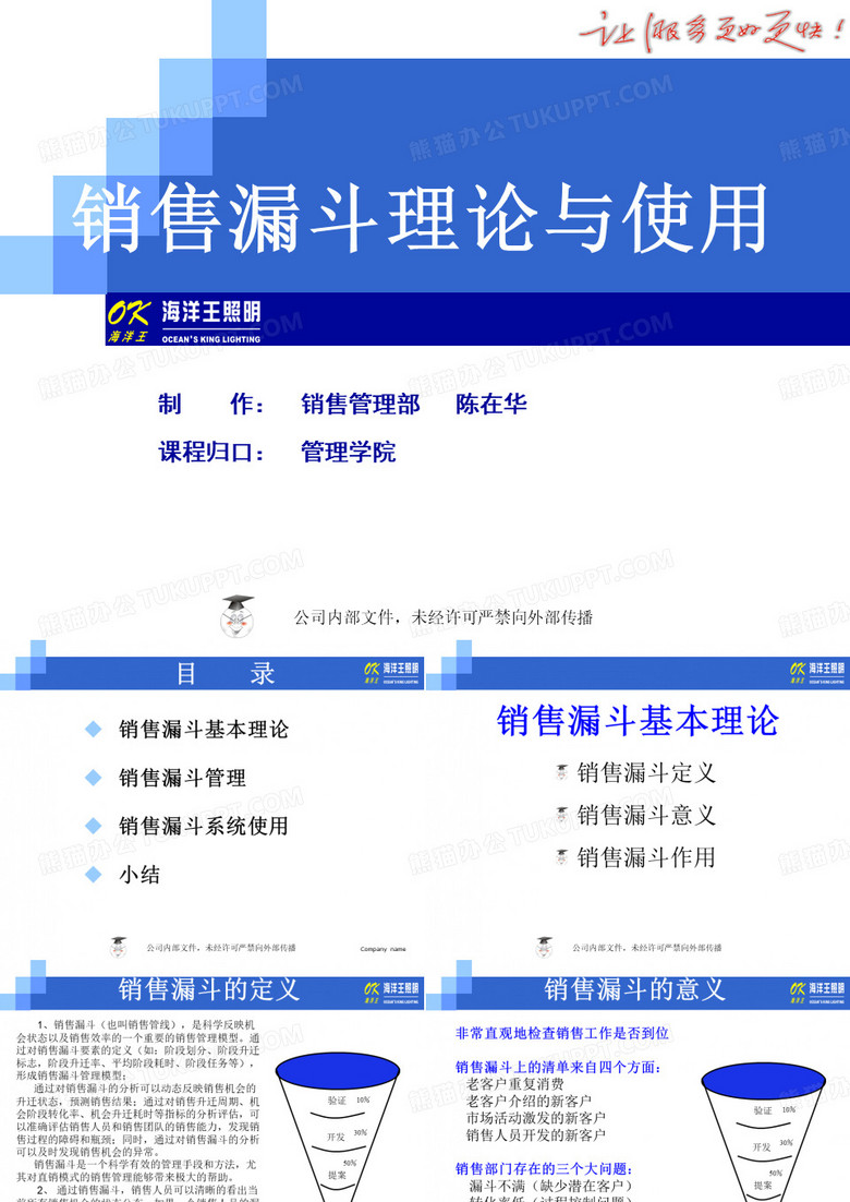 销售漏斗理论与使用