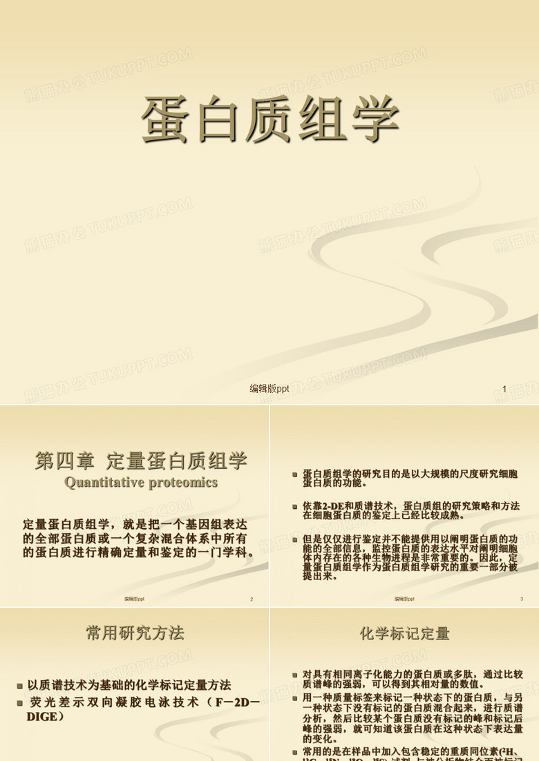 蛋白组学定量蛋白质组学 