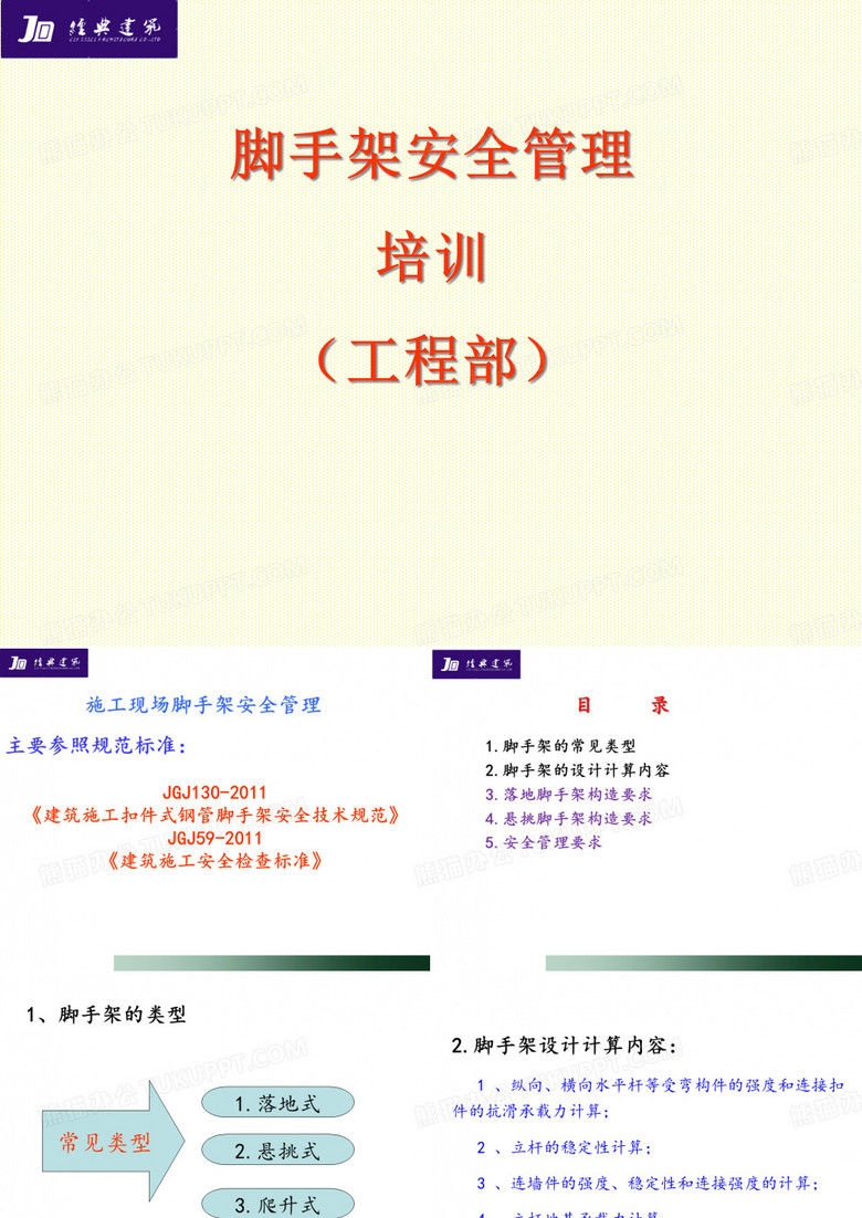 脚手架安全培训课件(PPT51页)
