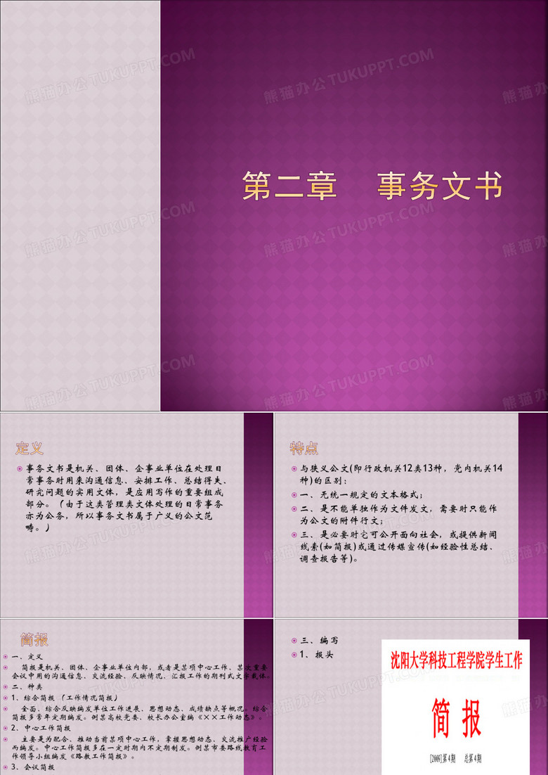 应用文写作之简报