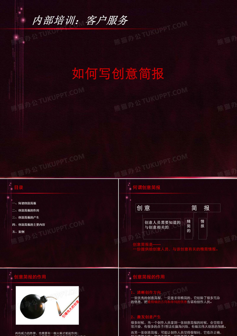 如何写创意简报
