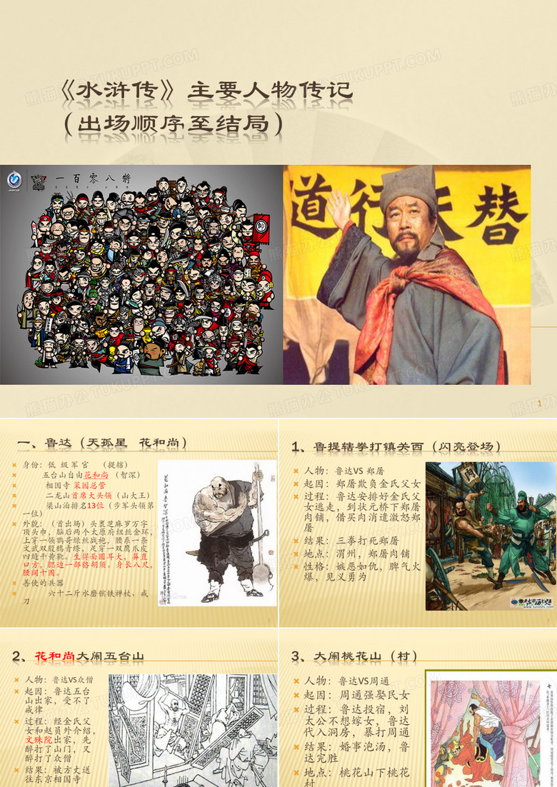 《水浒传》主要人物传记