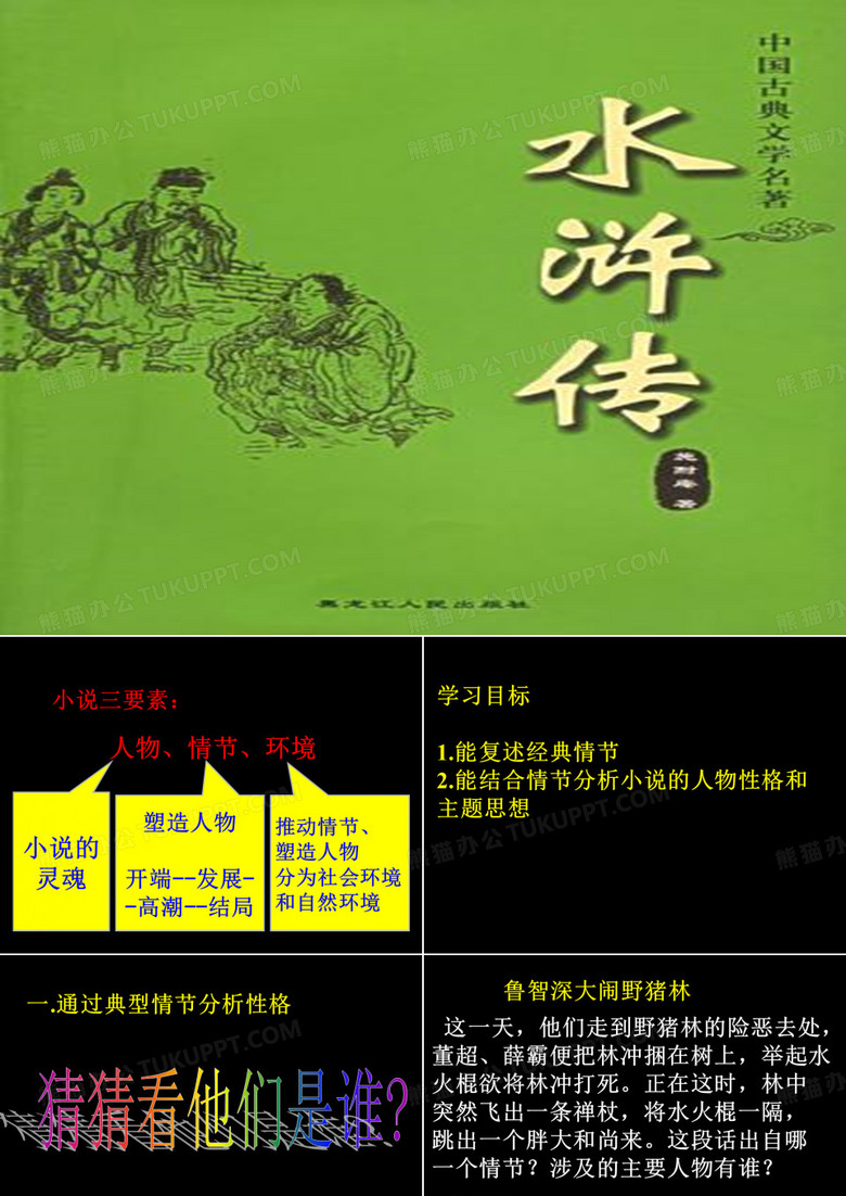 水浒传人物分析ppt