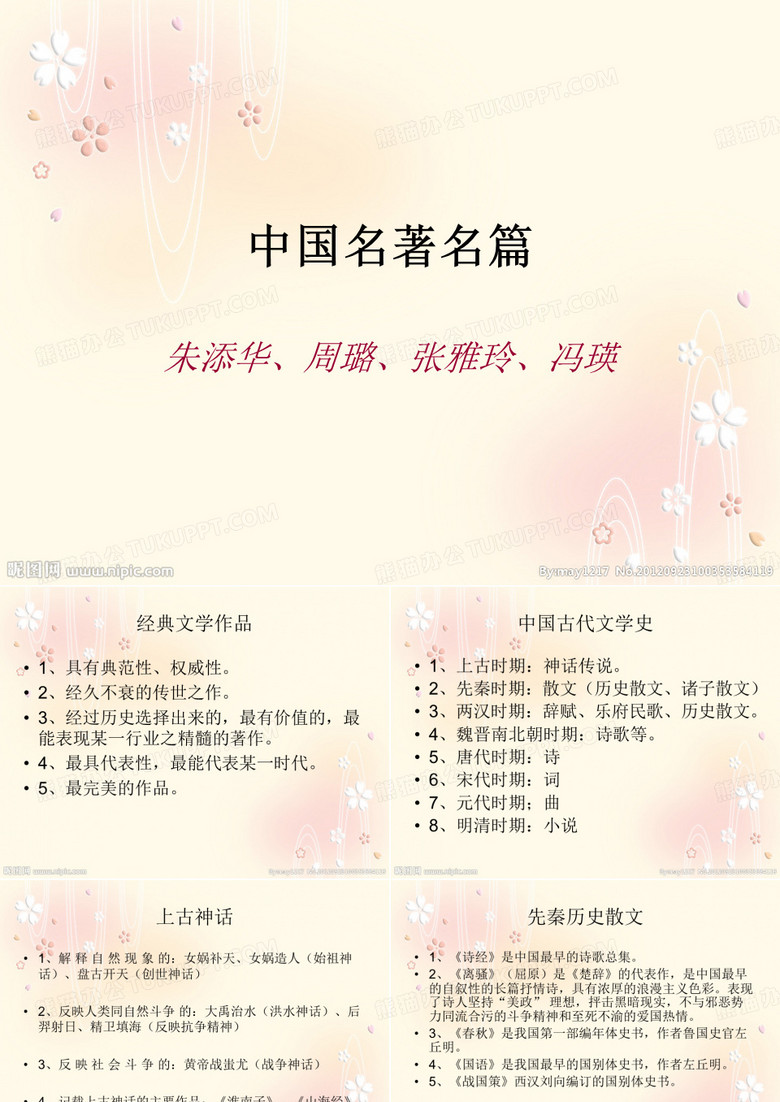 中國文學(xué)作品人物的翻譯
