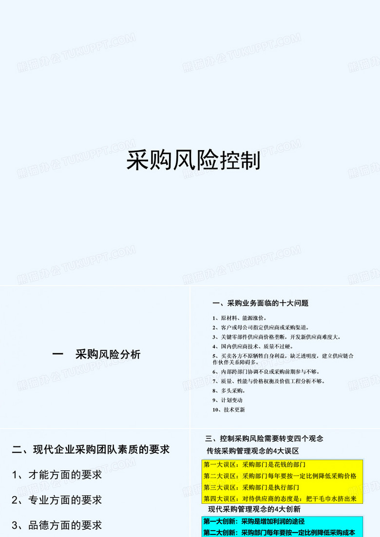采购风险控制