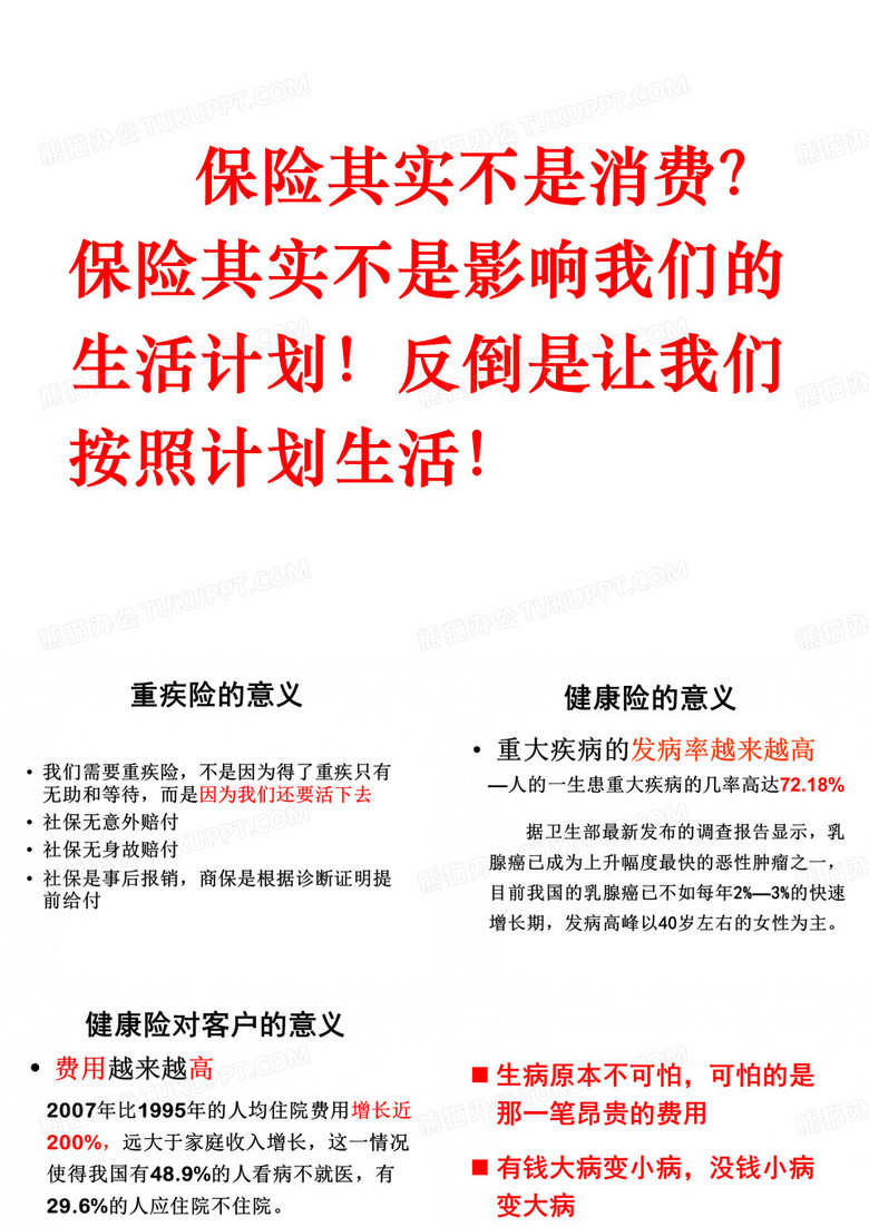 健康险的意义(ppt)