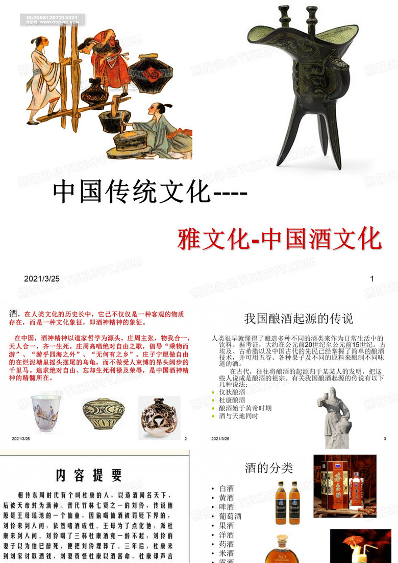 中国传统文化(酒文化)PPT课件