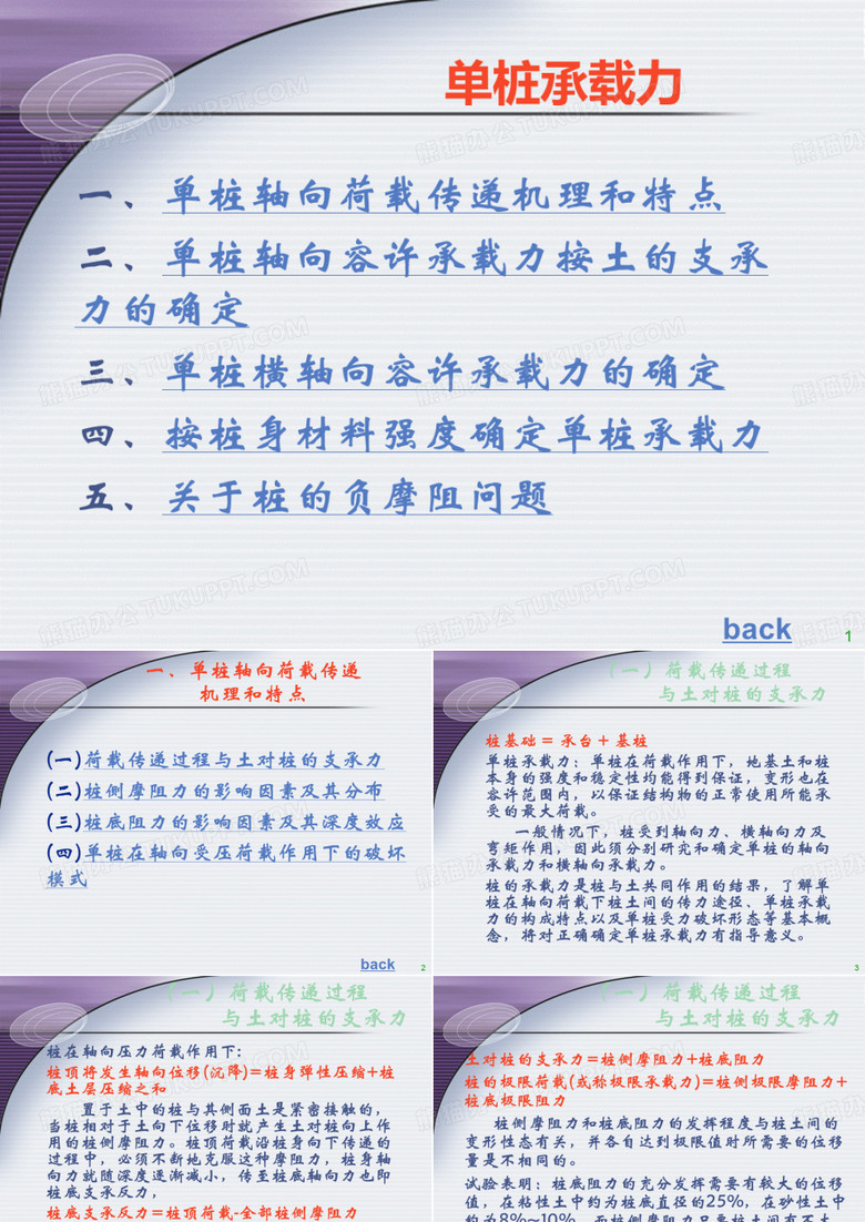 单桩轴向容许承载力