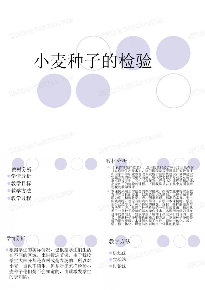 小麦种子检验