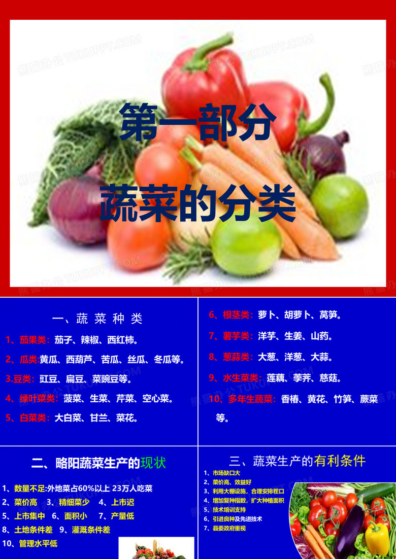 蔬菜种植PPT