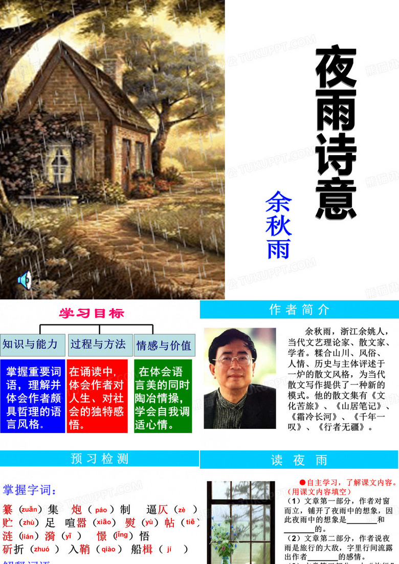 夜雨诗意