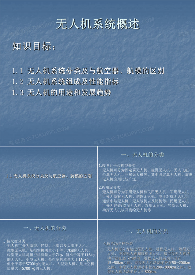 无人机系统概述 教案