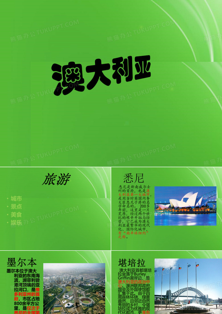 【精选】澳大利亚旅游ppt
