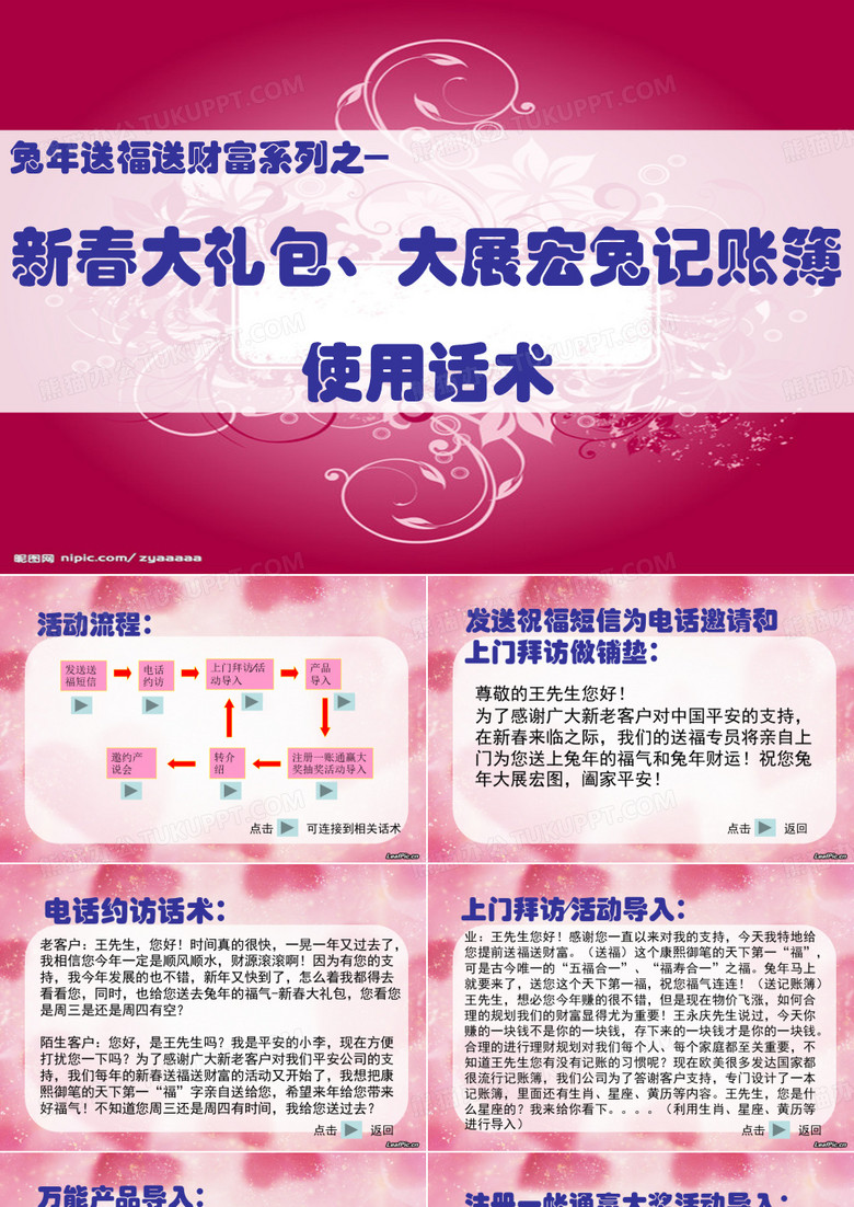 平安内部2011年开门红教程-兔年送福送财富系列之-话术通关