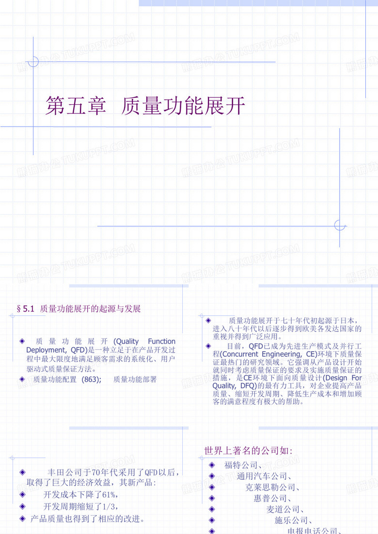 质量屋案例分析