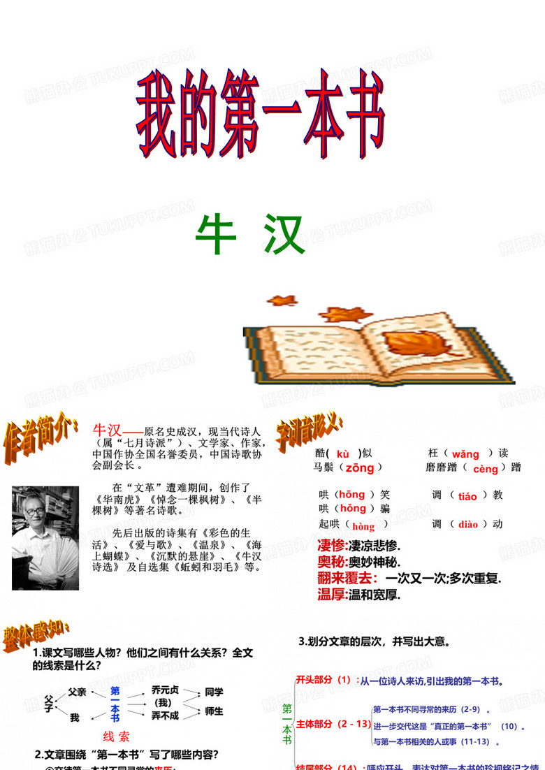 八年级语文下册我的第一本书