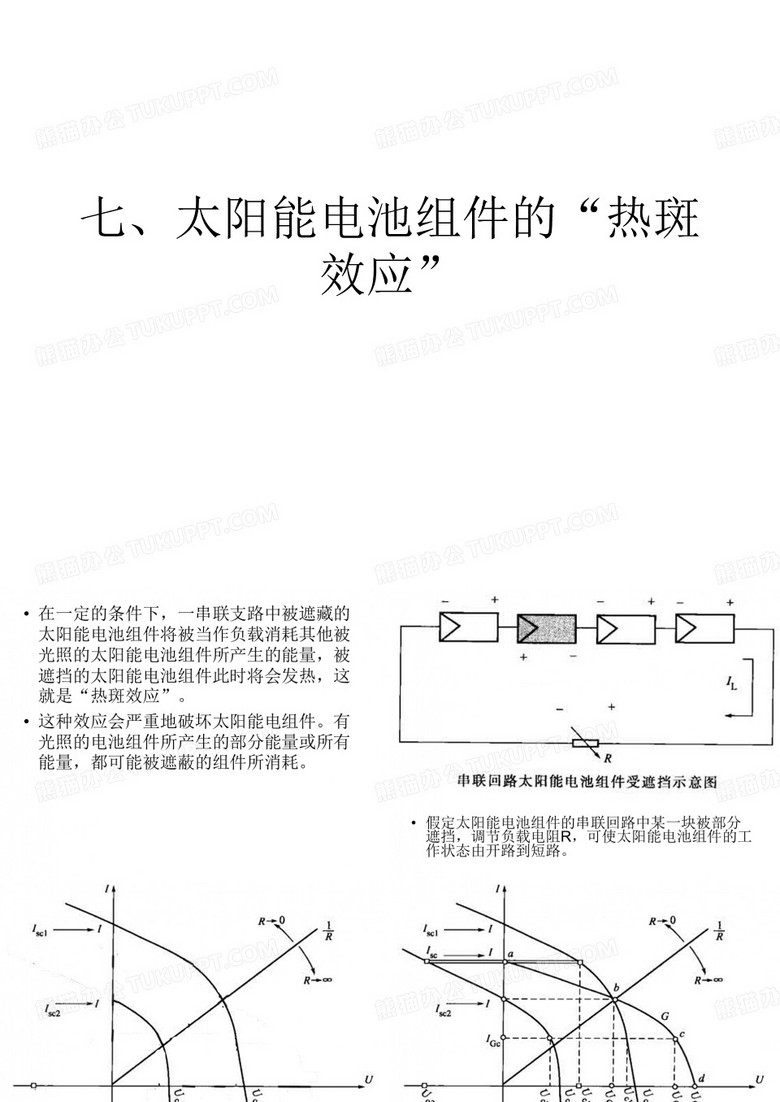 光伏组件热斑效应