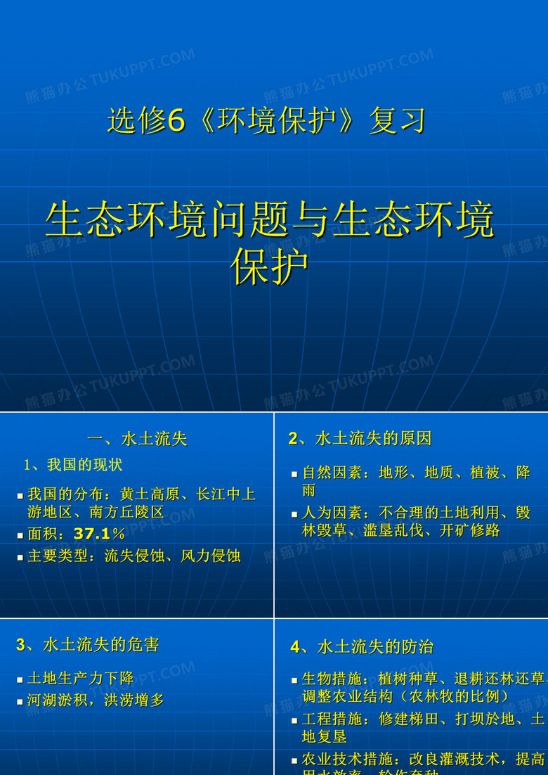 生态环境问题及生态环境保护