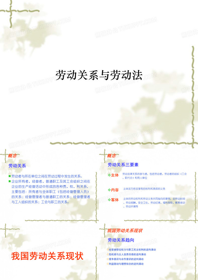 劳动关系与劳动法