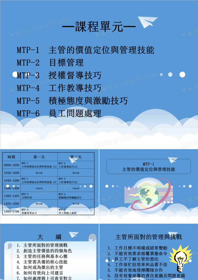 企业培训-MTP主管培训教材1 精品