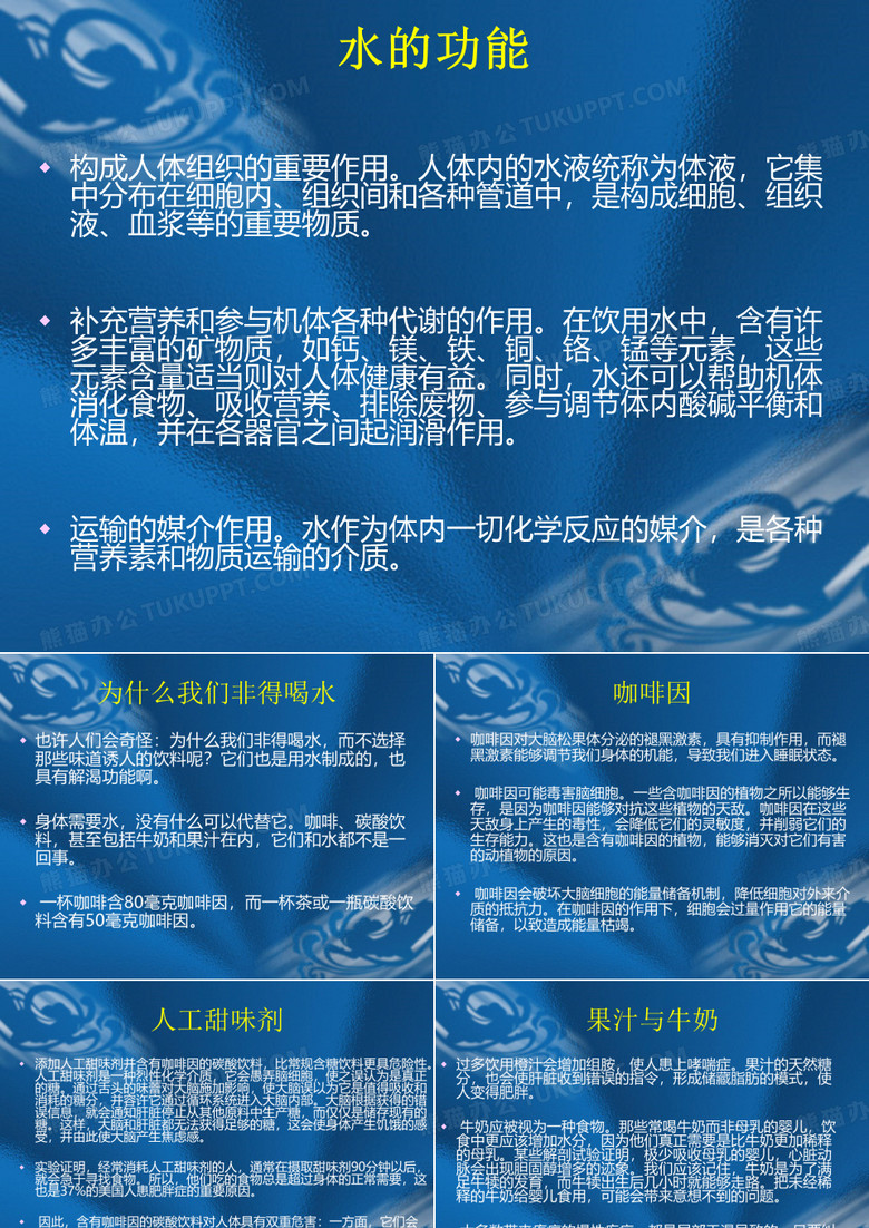 饮水与健康+