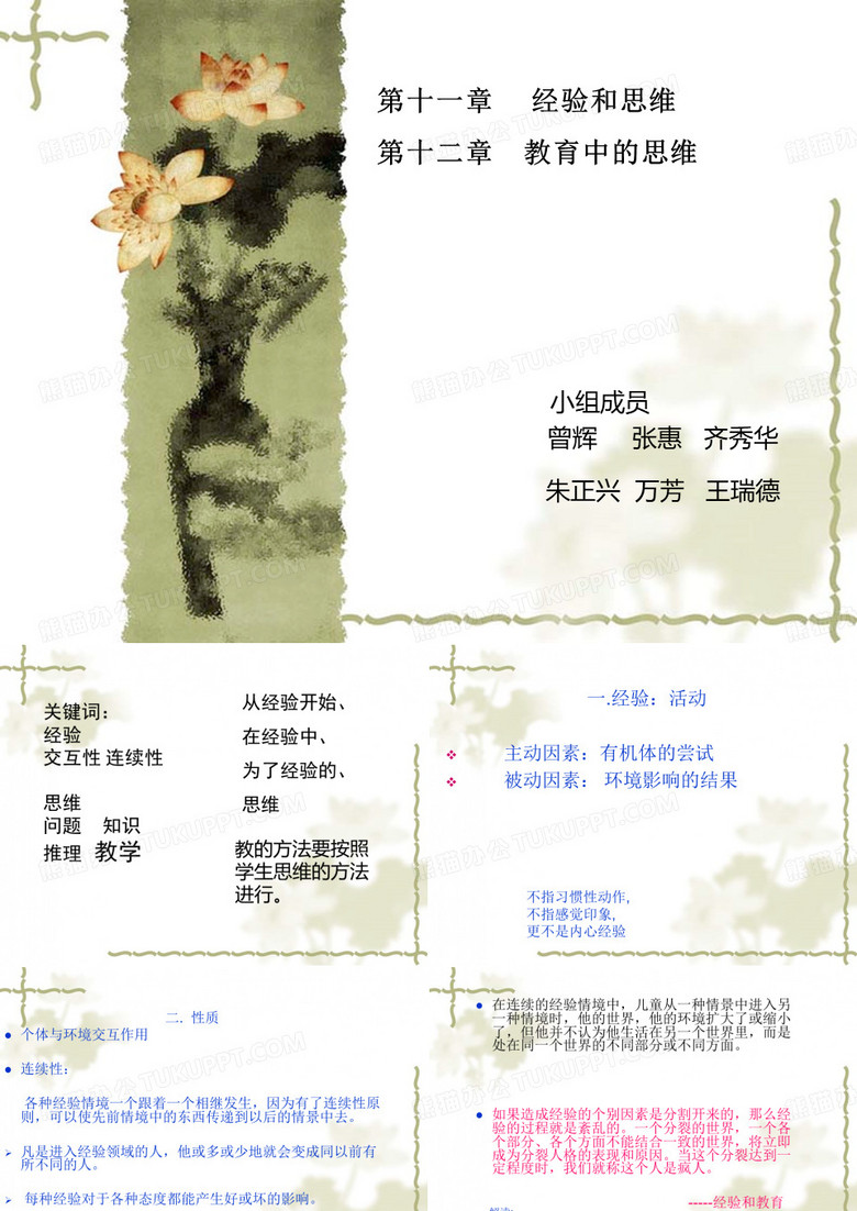 小组成员.