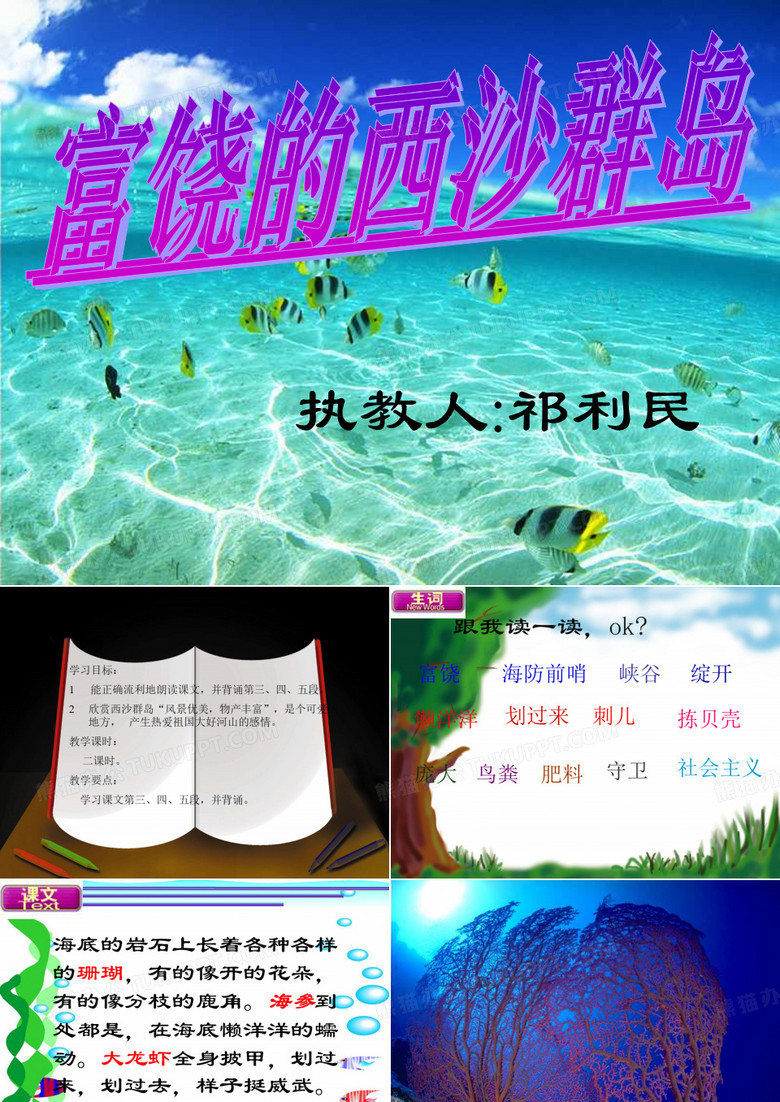 西沙群岛的海里
