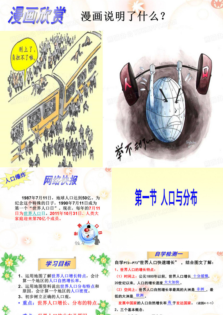 世界的人口与人口问题