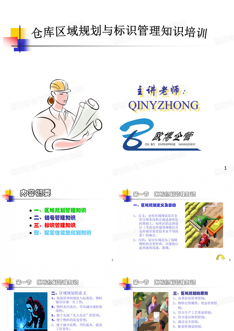 仓库区域与标识管理培训
