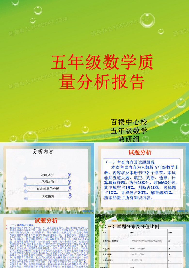 五年級(jí)數(shù)學(xué)質(zhì)量分析報(bào)告